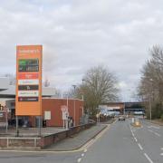 Venables Road in Northwich near to Sainsbury's