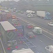 All four lanes are now open, but National Highways North-west warn of seven miles of congestion