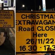 Several roads will close temporarily for the Christmas Extravaganza