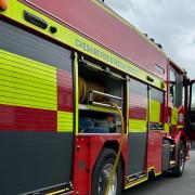 Three fire engines attended the incident