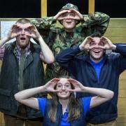 'Twitchers' is being performed in Winsford with, from left, Eddie Ahrens, Hannah Baker, Richard Hammond and Harvey Badger