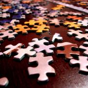 A jigsaw puzzle