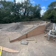 Groundworks progressing well and some of the moulds already in place for the new concrete ramps