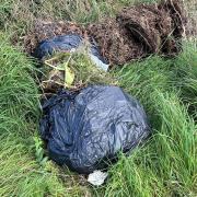 Dumped garden waste found in Weaverham on Wednesday