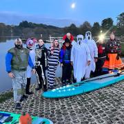 Mid Cheshire SUP held a Halloween paddle on Thursday (October 26)