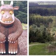Various paths, including the Gruffalo Trail, have been closed off at Delamere Forest