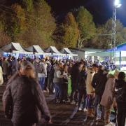 Hundreds gathered at Barton Stadium for Winsford's annual fireworks event