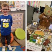 Little Louie Roberts supported the Children in Need fundraising at the nursery