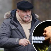 John Fury Sr, appeared at court to give evidence in the case of his son Tyson Fury, inset