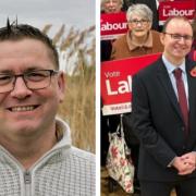 Cllr Lee Siddall (left) will support new Mid Cheshire parliamentary Labour candidate, Cllr Andrew Cooper