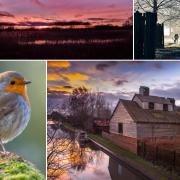 A dozen photos taken in Mid Cheshire at the dawn of 2024