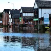 A new emergency flood plan helped ensure Northwich didn't face the same fate it did in 2019 (pictured) and 2021