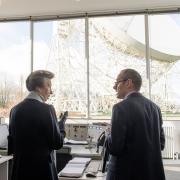 Her Royal Highness Princess Anne visited Jodrell Bank this week
