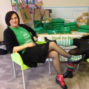 Down Syndrome Cheshire is celebrating ten years of its 213 challenges. In the past people have worn 21 socks in three days, ate 21 cakes in three minutes, and walked 21km in three hours