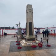Work has got underway on the relocation of Winsford's war memorials