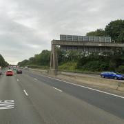 The crash occurred on the M6 southbound