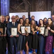 Lucy-Jo Hudson with some of the winners at the Marketing Cheshire Tourism Awards 2024