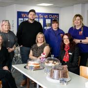 Redrow has donated £500 to ChAPS - Ruth Bradford, Terri Arnold, Graham Hunter, Sarajayne Hilton, Lisa Dutton, Redrow's Olivia Cook and Karen Vickers