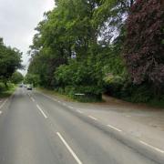 The A49 Tarporley Road near Overdale Lane
