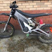 Police seized this motorbike from a teenager in Winsford