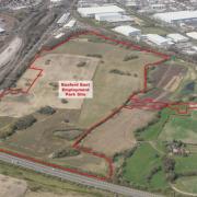 The Basford East Employment Park site at Crewe
