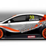 An artist's impression of Adam Morgan's Toyota Avensis, to be prepared by Speedworks for the forthcoming Dunlop MSA British Touring Cars Championship.