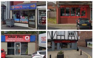 Takeaways given a food hygiene rating in 2024