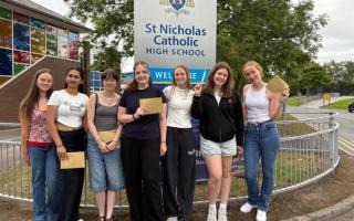 St Nicholas Catholic Sixth Form students had plenty to celebrate last year