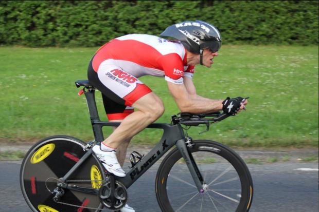 Lee Suthard during Weaver Valley Cycling Club's club 10. Picture by John Keen