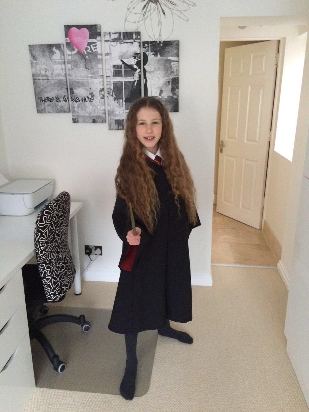 Mia Nolan from Barnton Community Primary as Hermione Granger!
