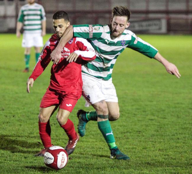 Matty Clarke and his Northwich Victoria teammates do not yet know at which level they will be playing their football next season