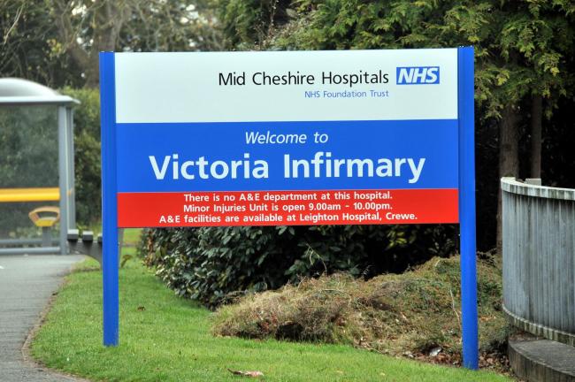 The trust which runs Victoria Infirmary, as well as Leighton Hospital and Elmhurst, will receive £1.6 million for the winter months